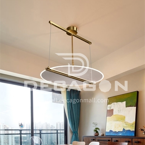 Acrylic led Nordic modern light luxury living room bedroom dining chandelier-FTYB-6608